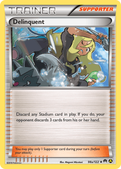 Delinquent BREAKpoint card