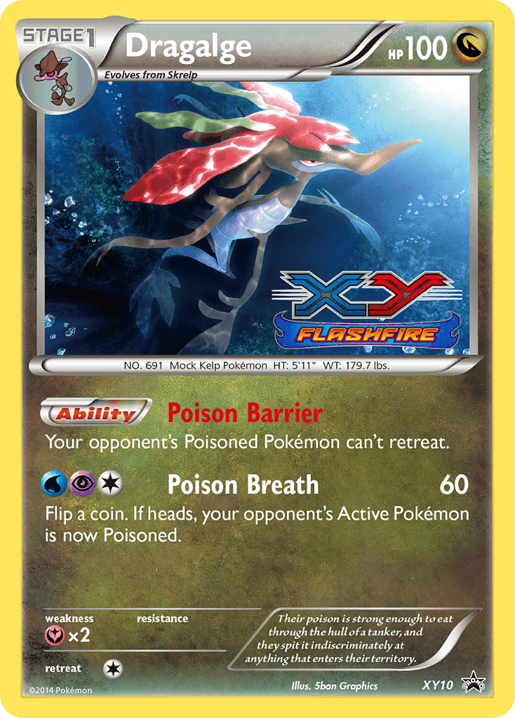 Dragalge XY Black Star Promos card