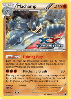 Machamp XY Black Star Promos card