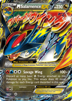 M Salamence-EX XY Black Star Promos card