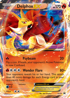 Delphox-EX XY Black Star Promos card