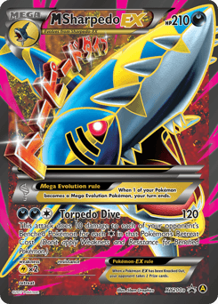 M Sharpedo-EX XY Black Star Promos card