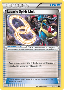 Lucario Spirit Link XY Black Star Promos card
