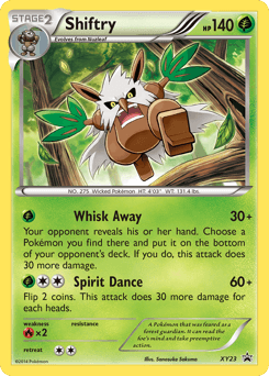 Shiftry XY Black Star Promos card