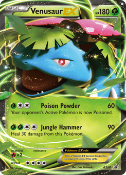 Venusaur-EX XY Black Star Promos card