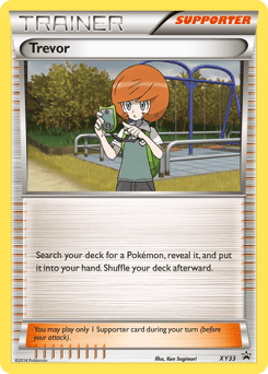 Trevor XY Black Star Promos card