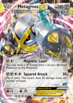 Metagross-EX XY Black Star Promos card