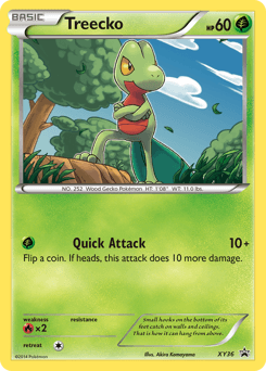 Treecko XY Black Star Promos card