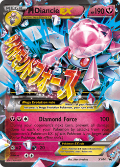 M Diancie-EX XY Black Star Promos card