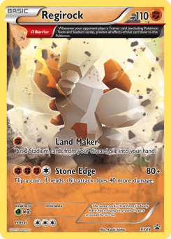 Regirock XY Black Star Promos card