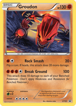 Groudon XY Black Star Promos card