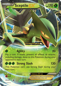 Sceptile-EX XY Black Star Promos card