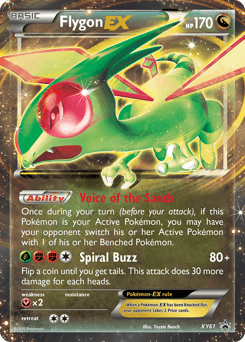 Flygon-EX XY Black Star Promos card