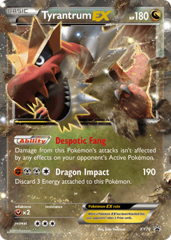 Tyrantrum-EX XY Black Star Promos card