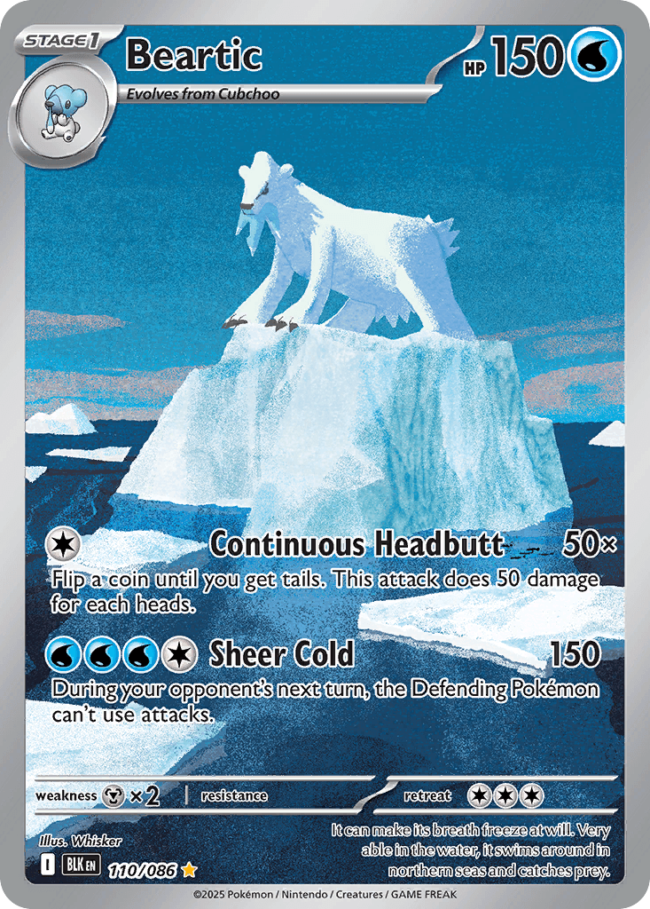 Beartic Black Bolt card