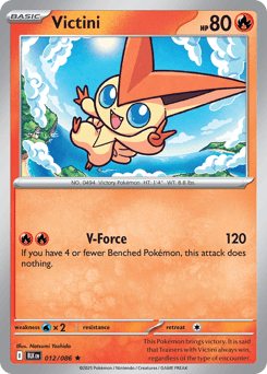 Victini Black Bolt card