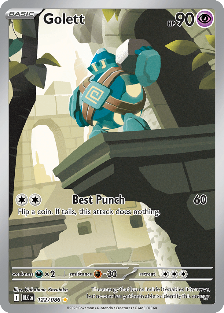 Golett Black Bolt card