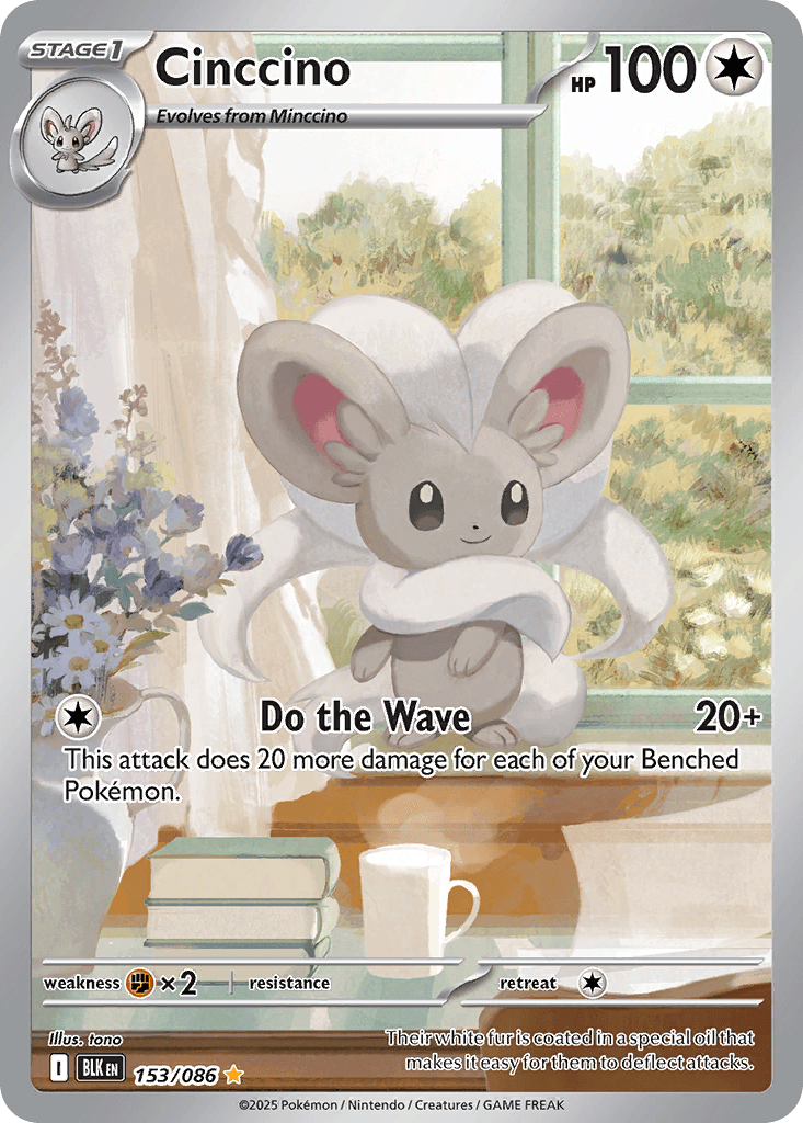 Cinccino Black Bolt card