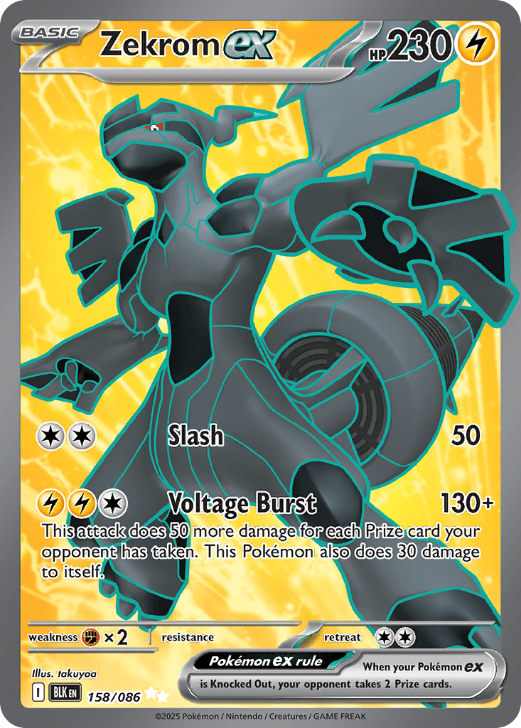 Zekrom ex Black Bolt card