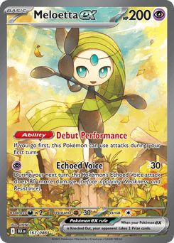Meloetta ex Black Bolt card