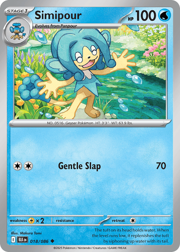 Simipour Black Bolt card