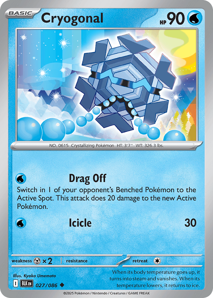 Cryogonal Black Bolt card