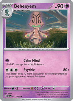 Beheeyem Black Bolt card