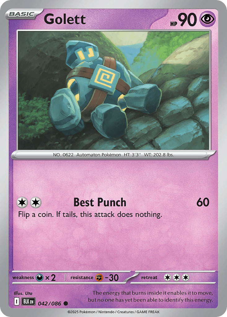 Golett Black Bolt card