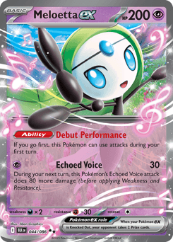 Meloetta ex Black Bolt card