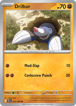 Drilbur Black Bolt card