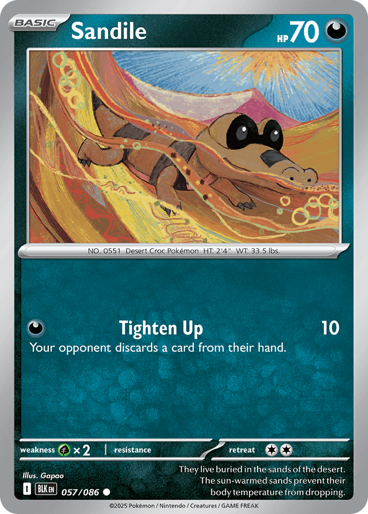 Sandile Black Bolt card