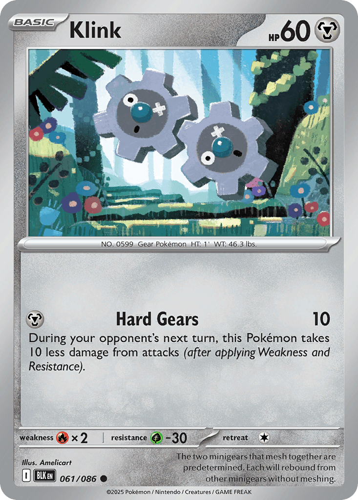 Klink Black Bolt card