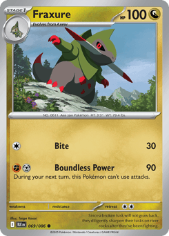Fraxure Black Bolt card