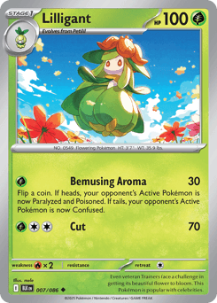 Lilligant Black Bolt card