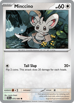 Minccino Black Bolt card
