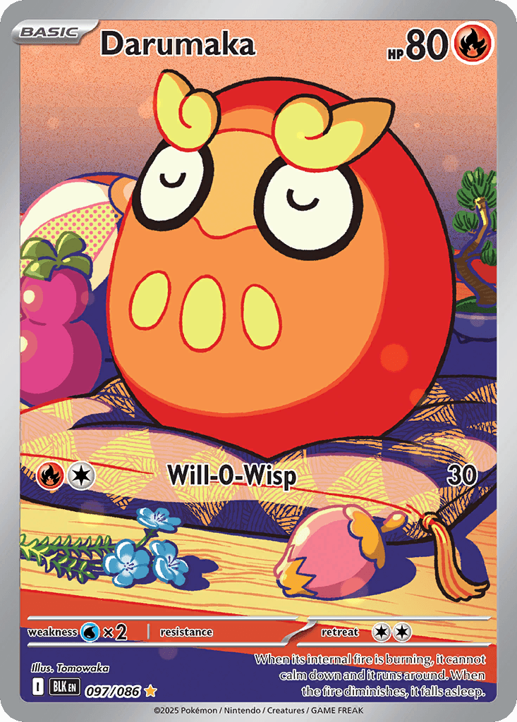 Darumaka Black Bolt card